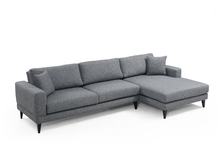 Atelier Del Sofa Sofá Cama Esquinero Derecho Nordic Corner L3+Chl Gris Oscuro 303x160 cm